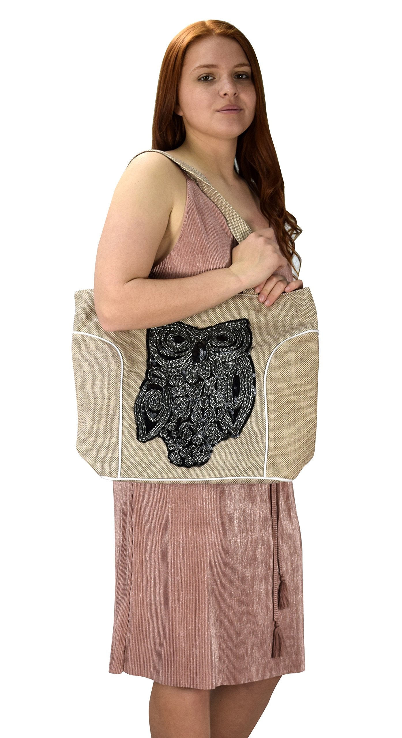 Womens Designer Print Large Travel Tote Handbag Shoulder Bag Purse