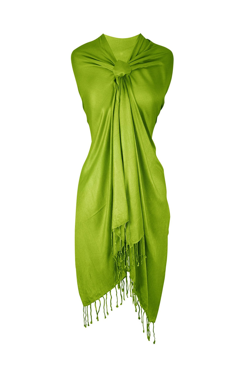 Olive green pashmina scarf for women lightweight elegant shawl wrap
