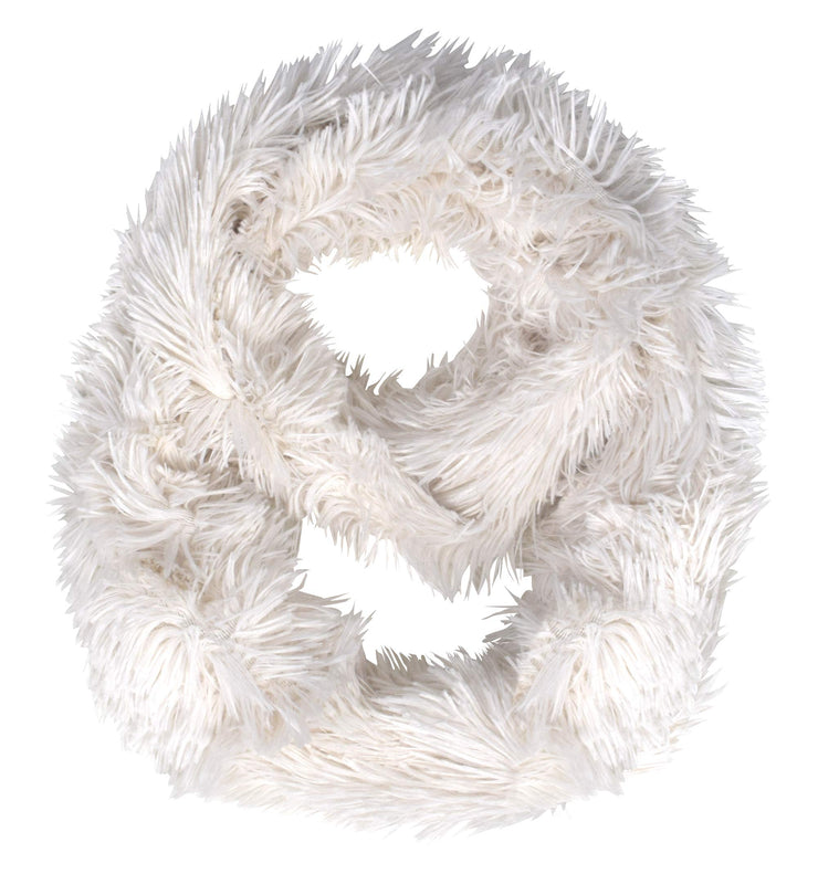 Faux Fur Warm Soft Thick Infinity Loop Circle Scarves Neck Warmers