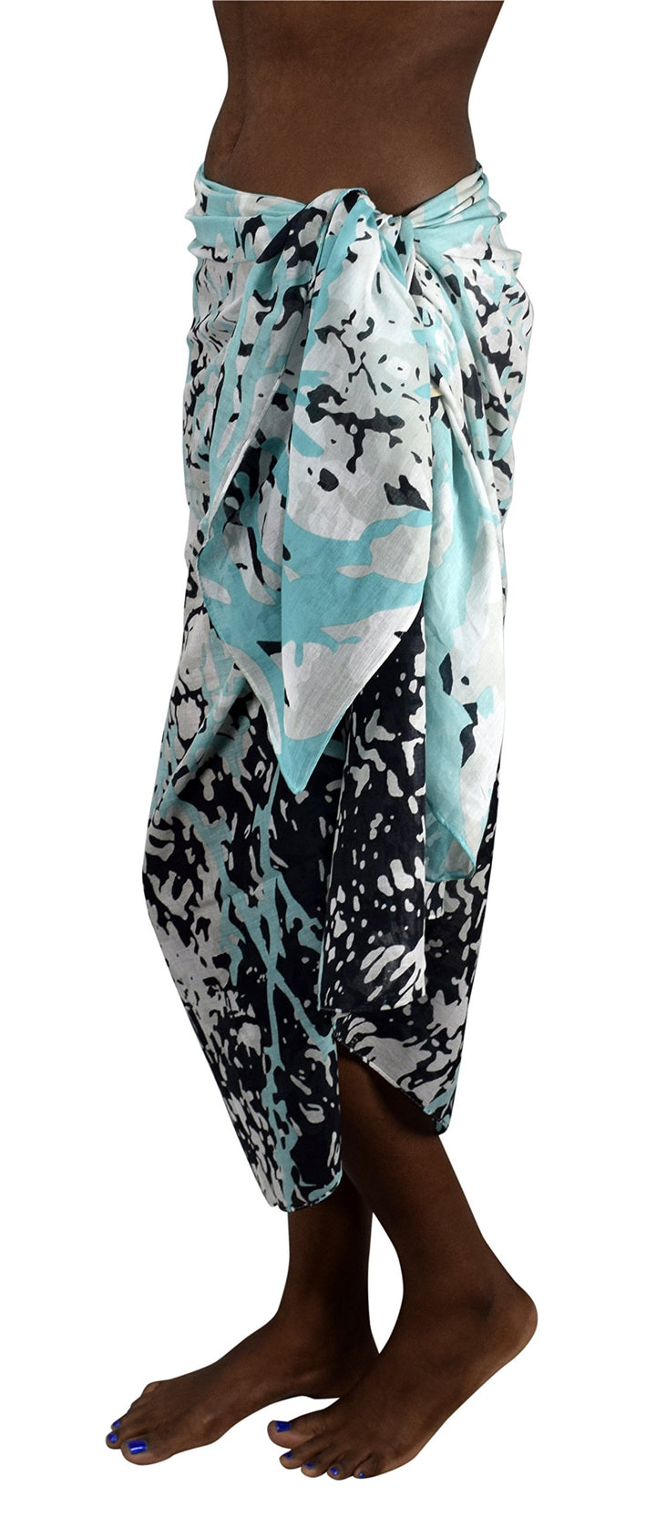 Peach Couture Multi Purpose Hawaiian Scarves Pareo Beach Wraps Sarongs