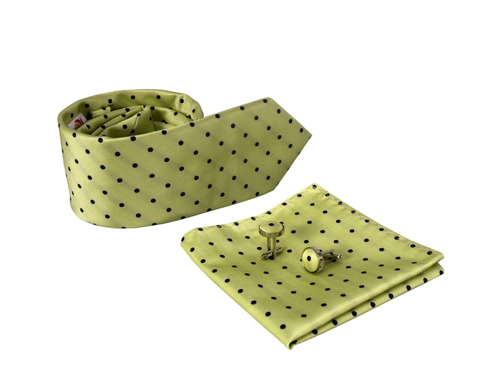 B0681-Polka-Nck-Tie-GrnBlue-AC