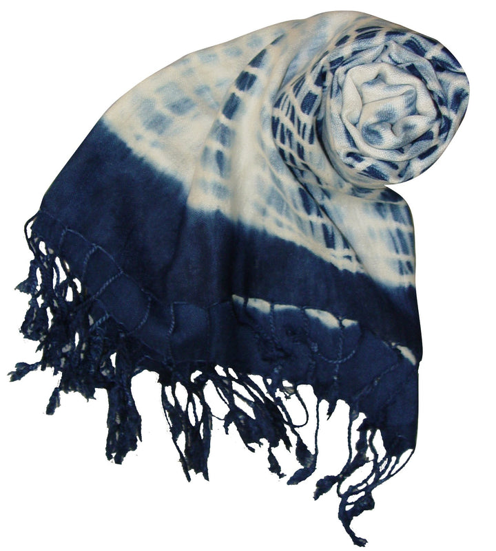 Exclusive Designer Faded Tie-Dye Pashmina Shawl