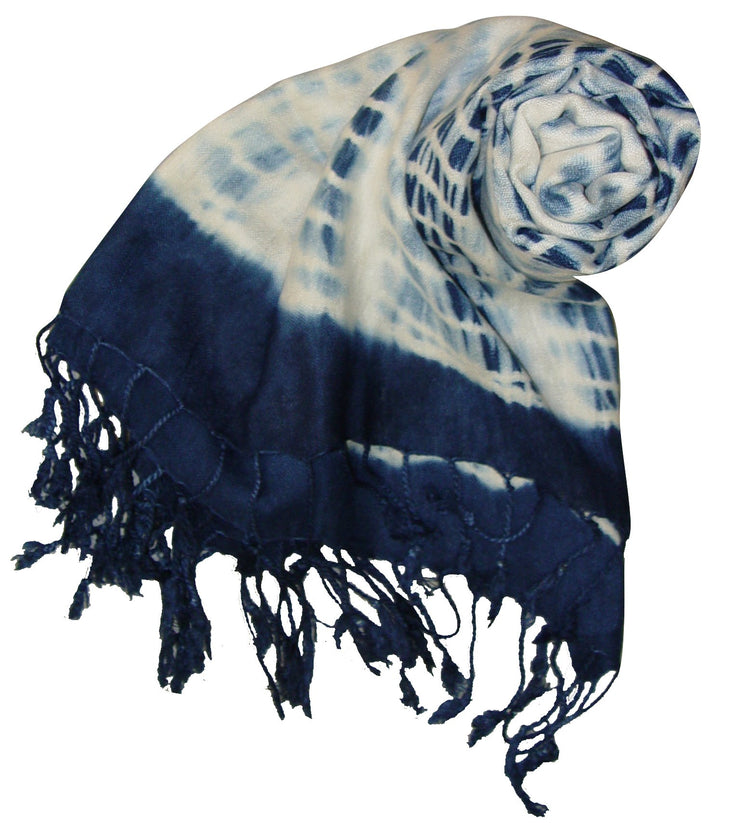 Peach Couture® Exclusive Designer Popular Faded Tie Dye Pashmina/shawl