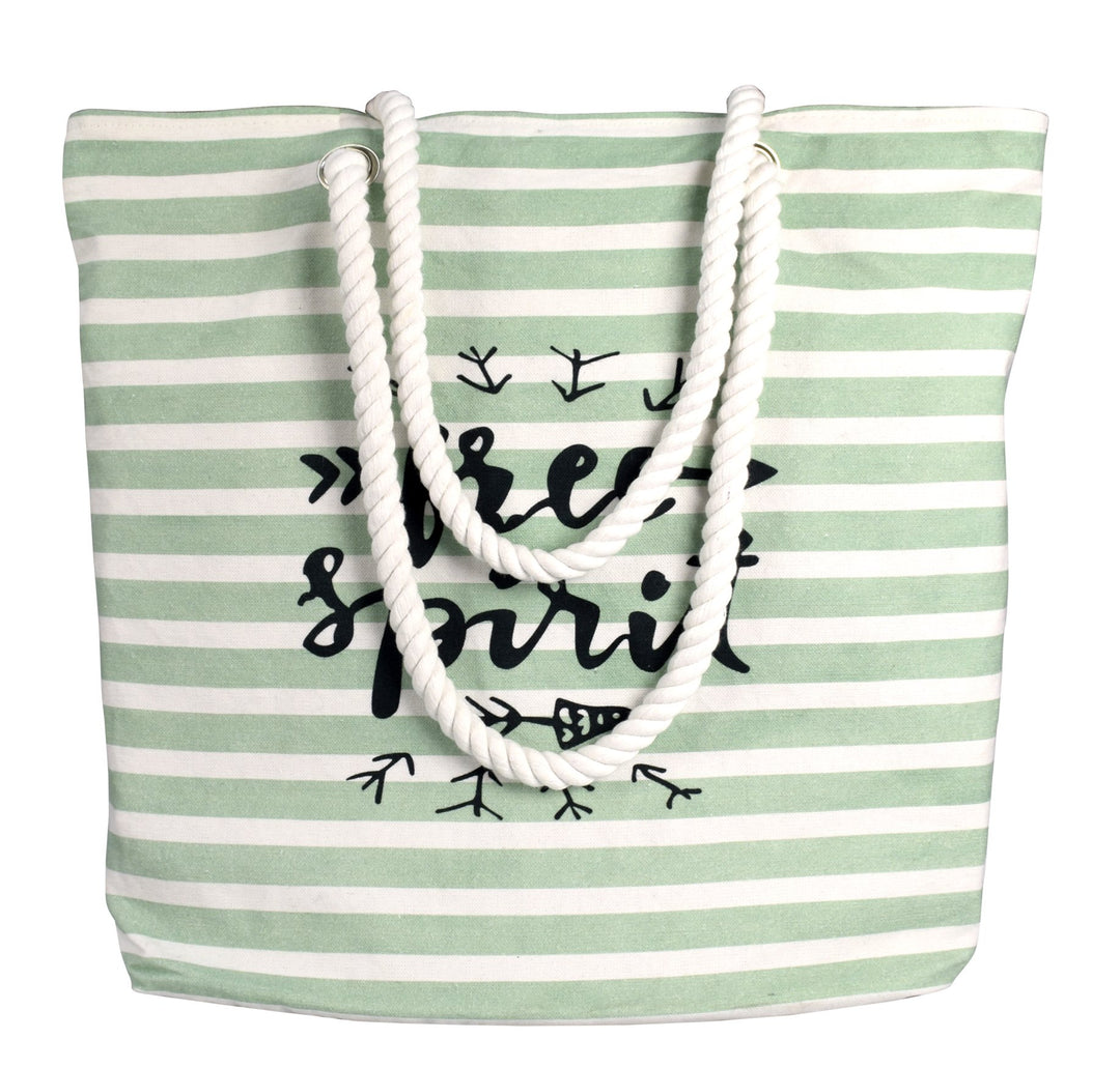Rope Handle Cotton Canvas Tote Bag