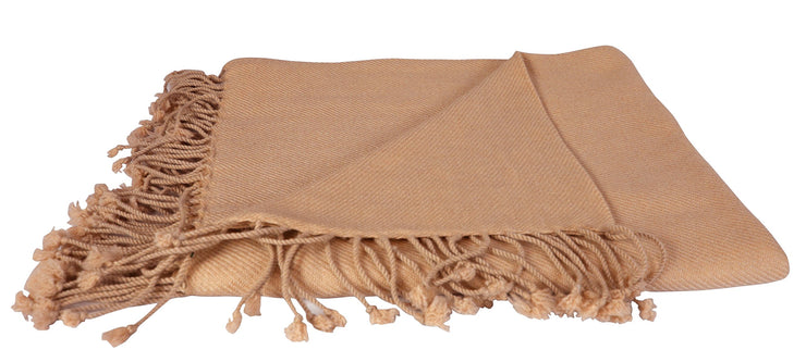 Peach Couture Home Collection Luxuriously Warm and Soft Cashmere Throw Blanket 50 x 60 in