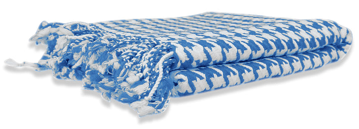 Couture Home Collection Soft and Luxurious Cashmere Wool Houndstooth Throw 50 x 60 in