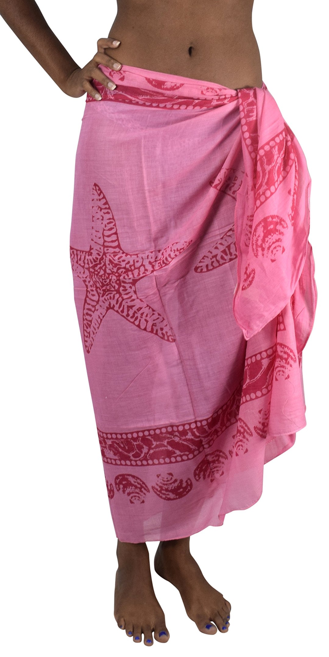 Peach Couture Multi Purpose Hawaiian Scarves Pareo Beach Wraps Sarongs