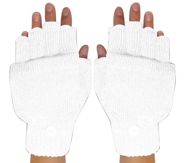 Fingerless-Flap-GL033-White-FBA-EHC
