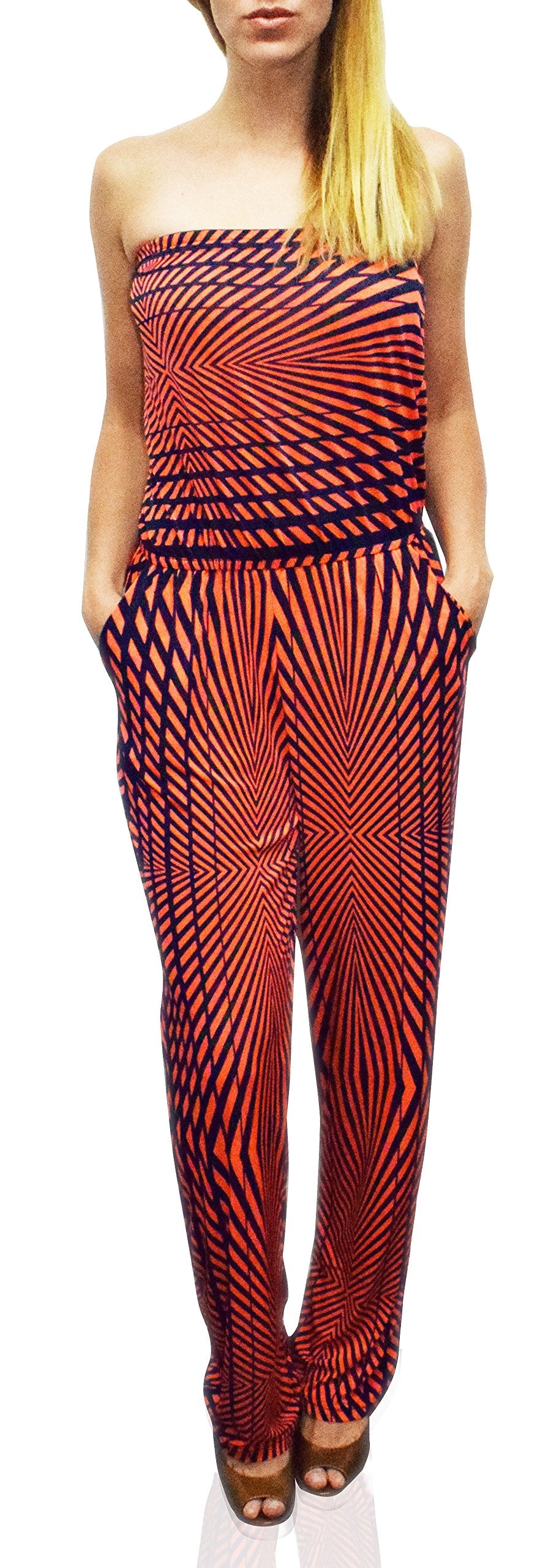 B0493-Pants-Romper-OranNav-XL-KN