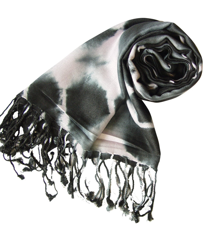 Exclusive Designer Faded Tie-Dye Pashmina Shawl