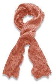 Peach Couture Long Chunky and Warm Loose Knit Scarf