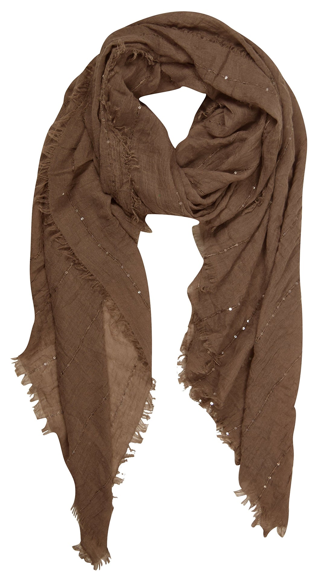 A6709-Sparkle-Fringe-Scarf-Taupe-KL
