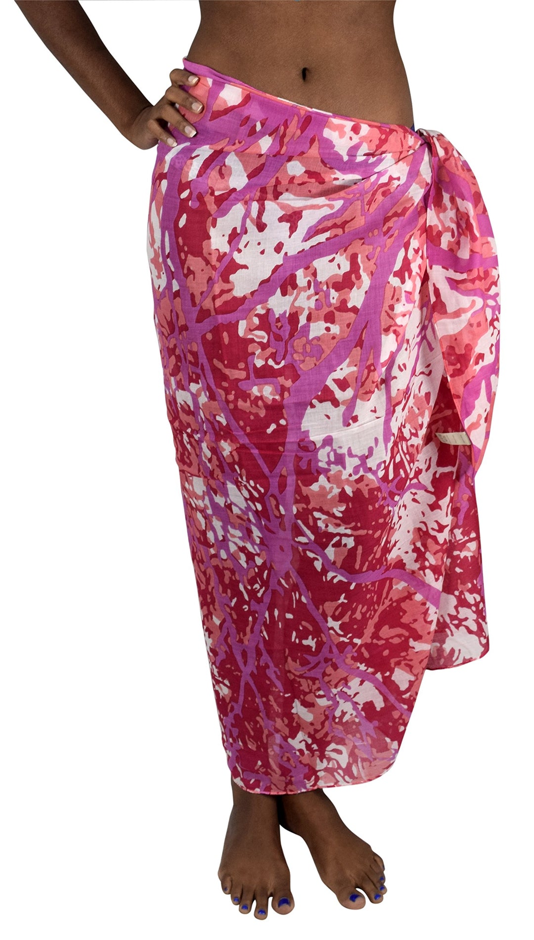 Peach Couture Multi Purpose Hawaiian Scarves Pareo Beach Wraps Sarongs