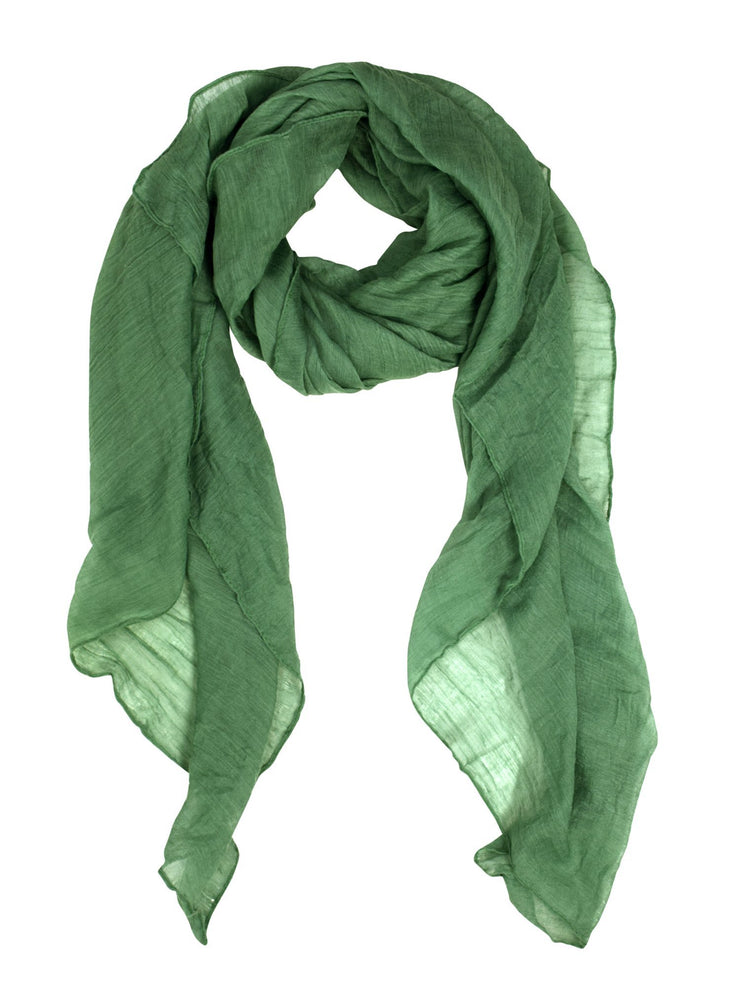 Green Light Weight Sheer Over Sized Scarf Sarong Beach Wrap