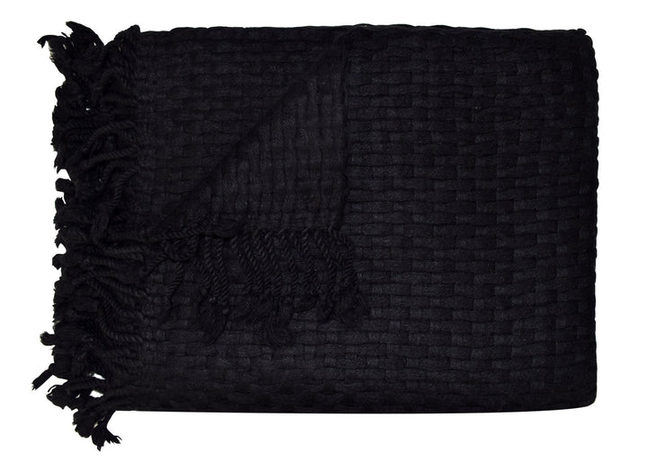 Authentic Cashmere Basketweave Throw (50x60")