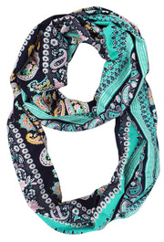 Womens Fashion Bohemian Sheer Infinity scarves Circle Scarf Loops
