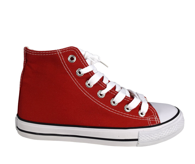 Womens Taylor Canvas High Top Sneaker Skate Shoes