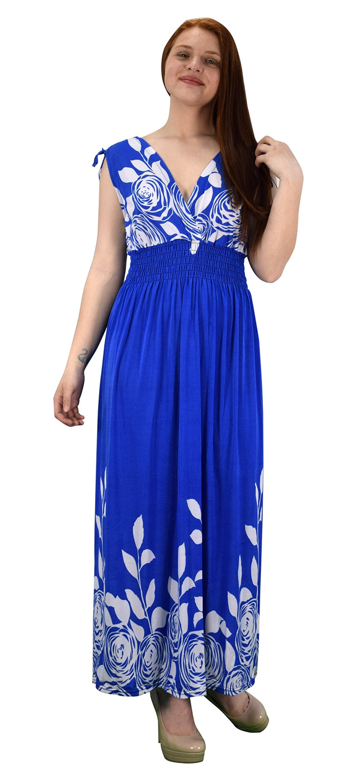 B0025-Rose-Maxi-Dress-Blue-L-A