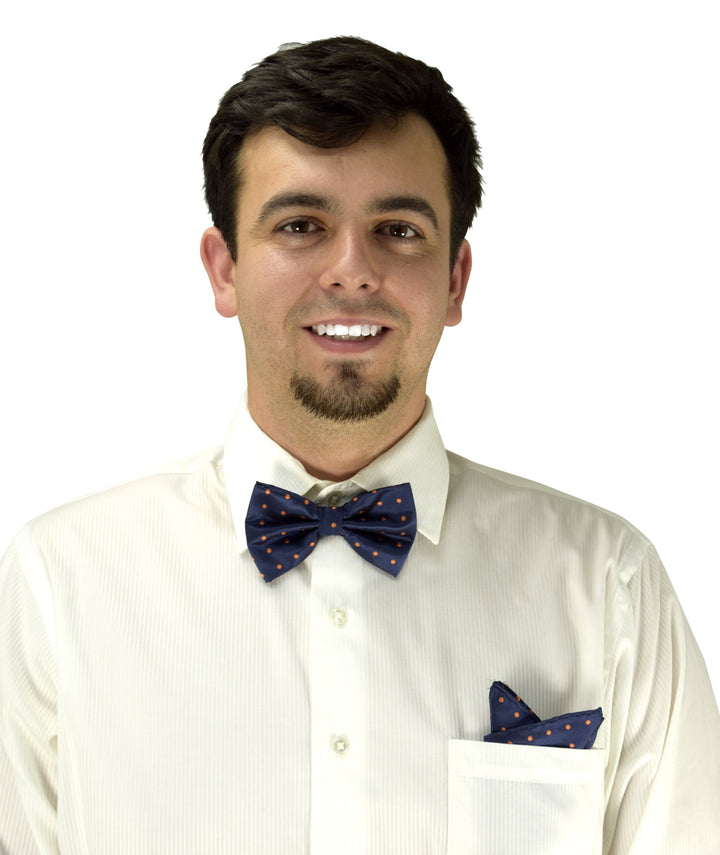 Mens Pre-tied Adjustable Tuxedo Bow Tie Cufflinks Pocket Square Set