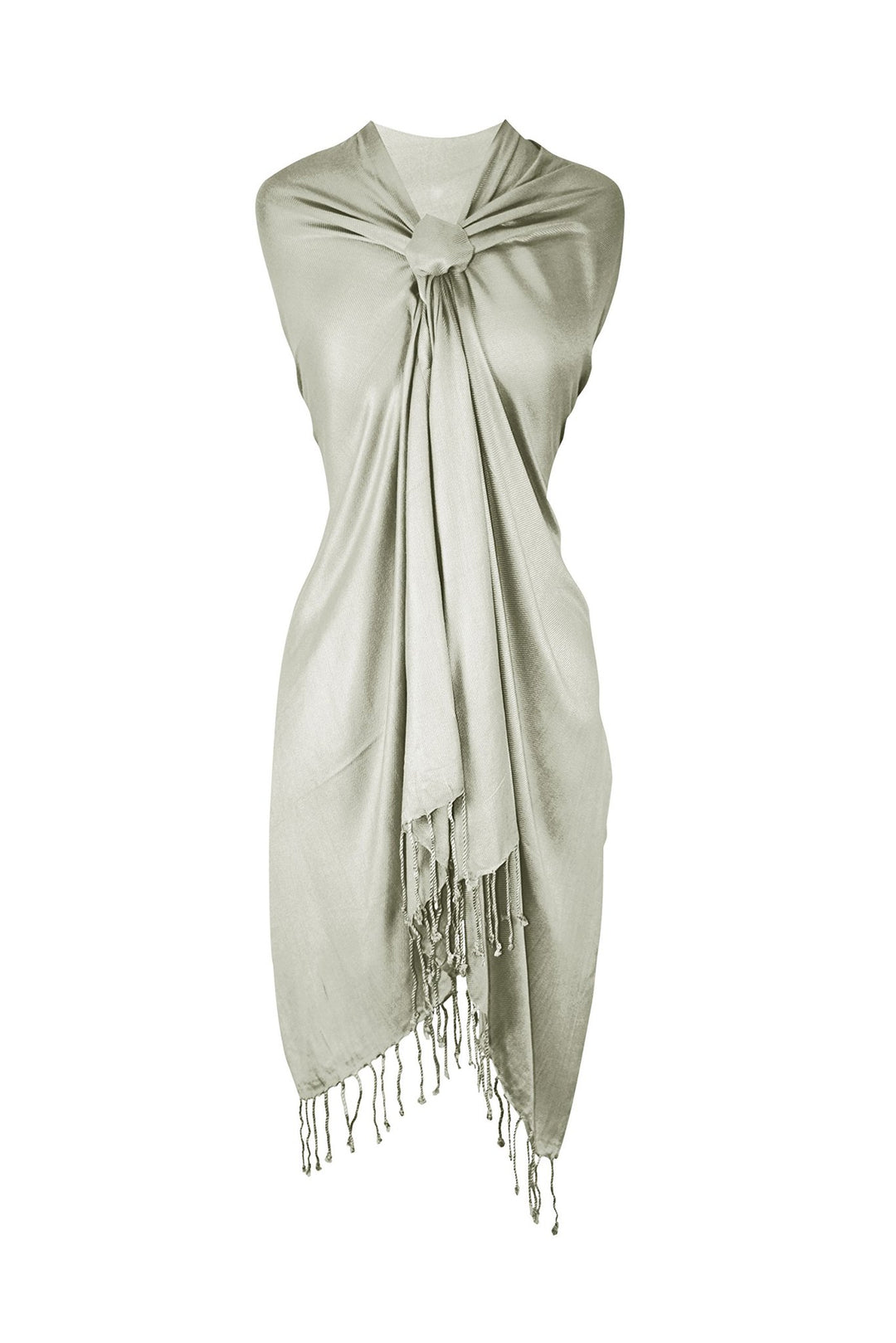Silver Pashmina Shawl