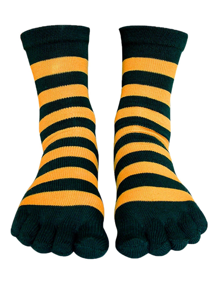 Living Socks Ladies Warm Soft Striped Toe Socks - Variety of Colors 4-10 Shoe