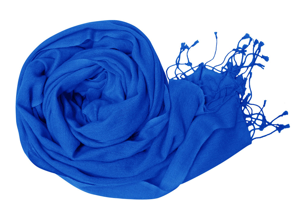Luxurious handwoven pure pashmina wool shawl with traditional patterns and delicate fringe finish