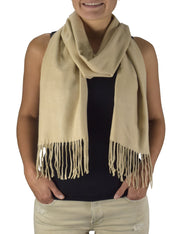 Peach Couture Soft and Warm Cashmere Feel Light Unisex Scarves