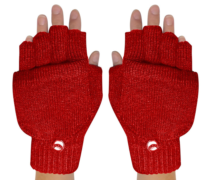 Fingerless-Flap-GL033-Red-FBA-EHC