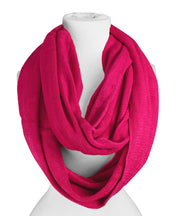 Soft and Warm Lightweight Cold Weather Solid Infinity Loop Scarf