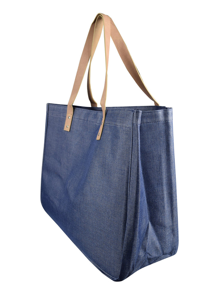 Blue Denim Jeans Handbags Hobos Large Travel Tote Bags Shoulder Bags