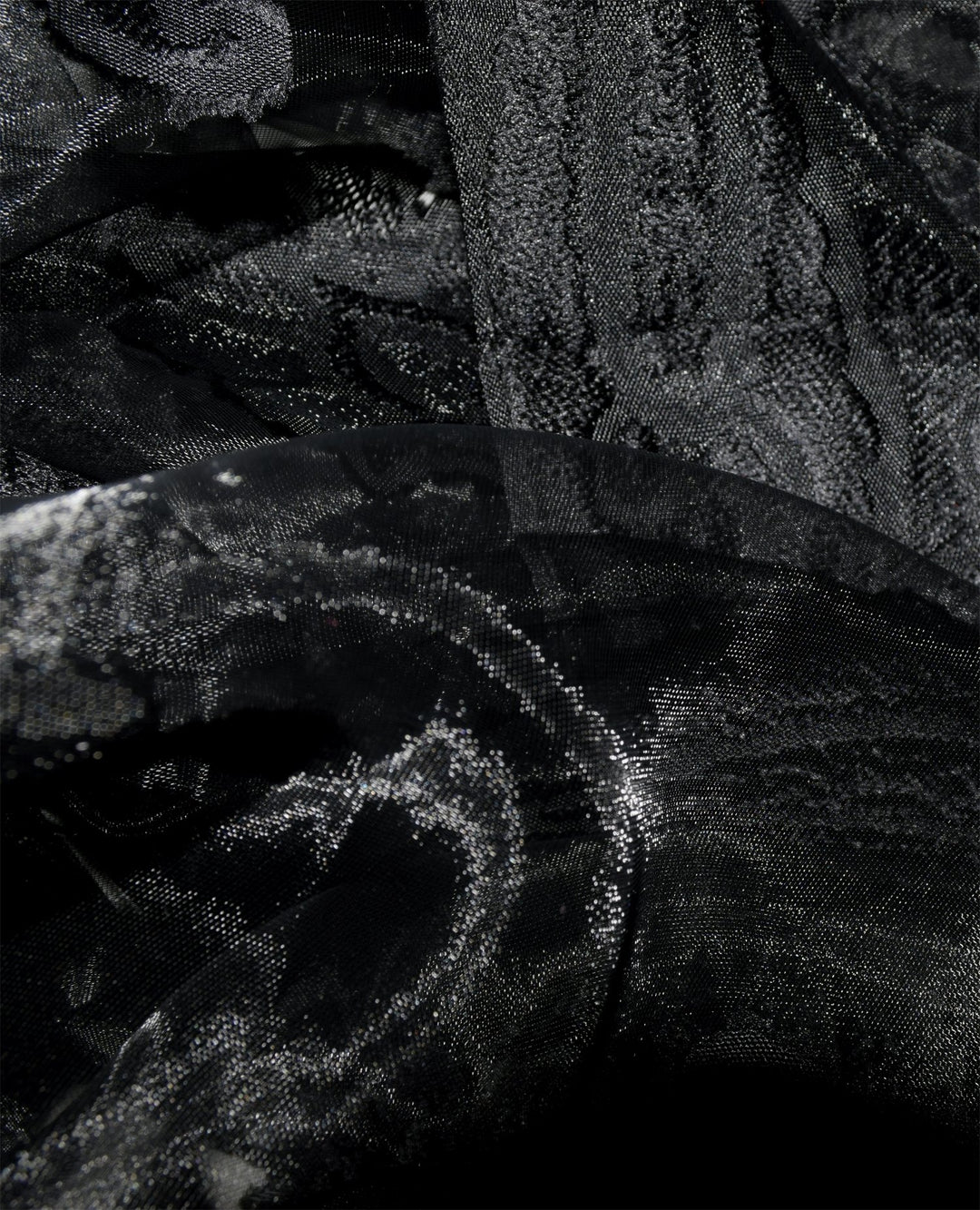 Floral Embroidered Burnout Summer Scarf