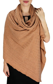 Cable Knit Warm Soft Cashmere Wool Oversized Scarf Shawl
