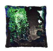 Couture Home Collection Haute Décor Reversible Sequin Decorative Color Changing Mermaid Pillow with Insert