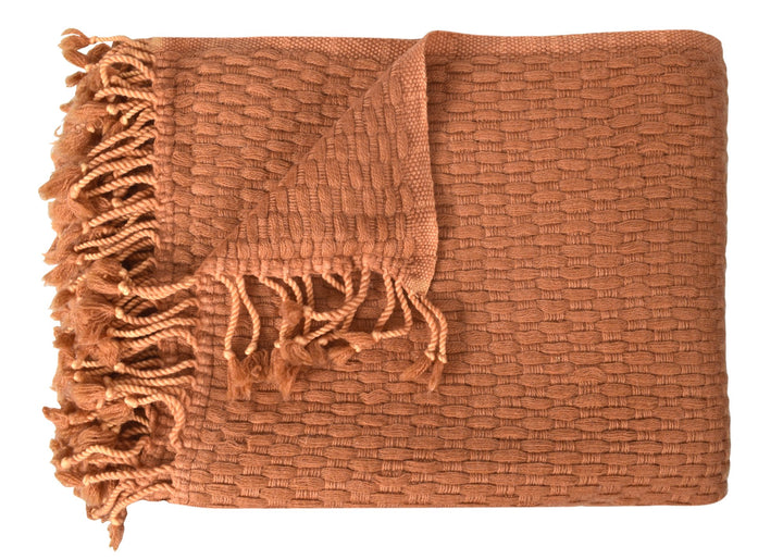 Authentic Cashmere Basketweave Throw (50x60")