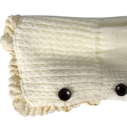 Womens Luxury Warm Chic Winter Knitted Button Up Boot Cut Leg Warmers