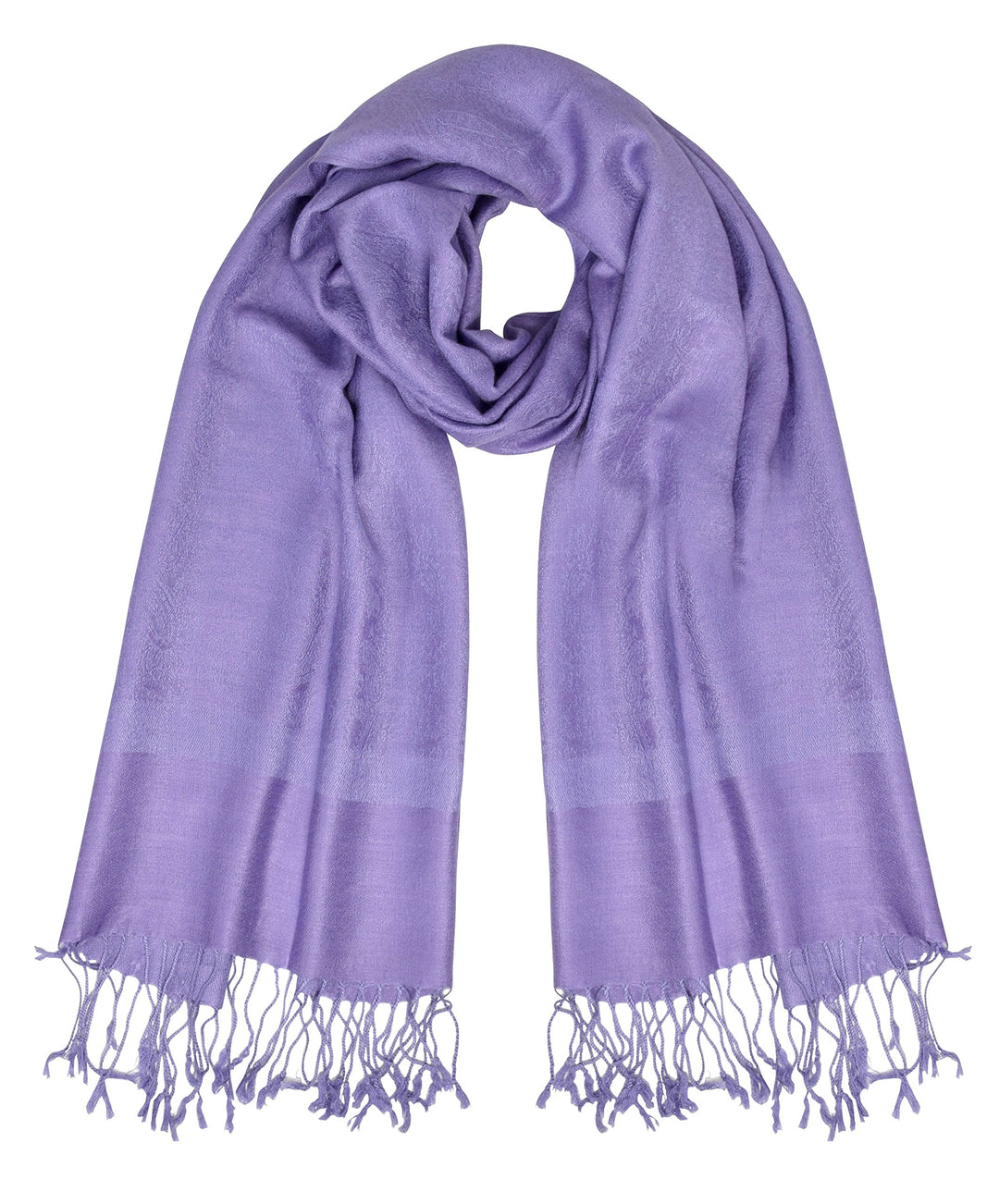 Peach Couture Womens Elegant Vintage Solid Jacquard Paisley Scarf Shawl Wrap