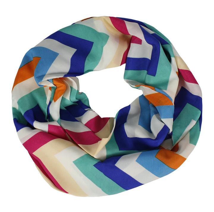 Summer fashion Bright and Beautiful Chevron Design Infinity Scarf