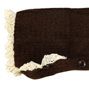 Womens Luxury Warm Chic Winter Knitted Button Up Boot Cut Leg Warmers