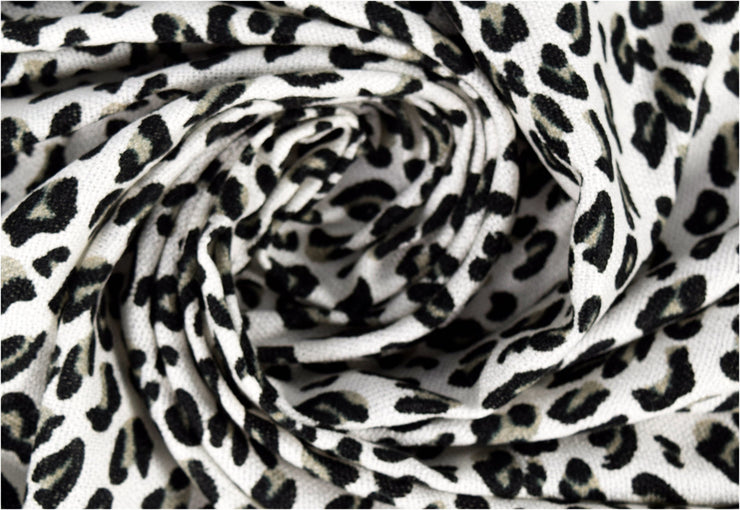 Peach Couture Animal Leopard Print Sheer Scarves Summer Shawls Wraps Fringes