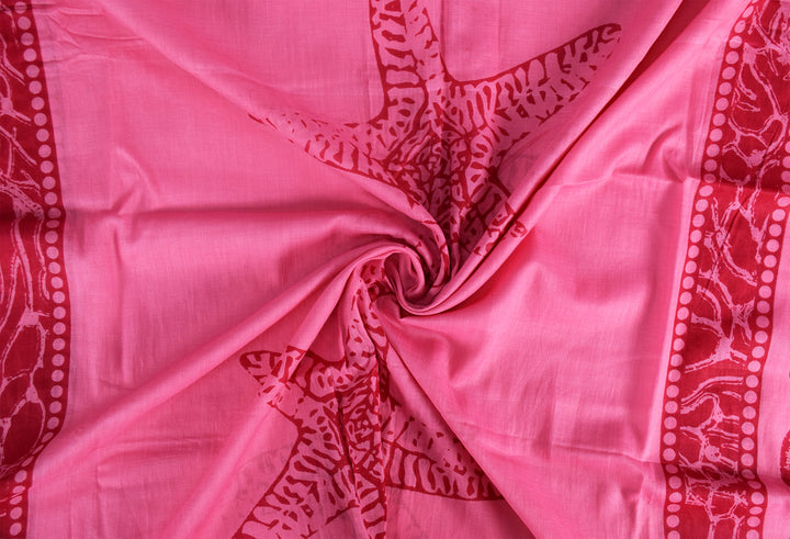 Peach Couture Multi Purpose Hawaiian Scarves Pareo Beach Wraps Sarongs