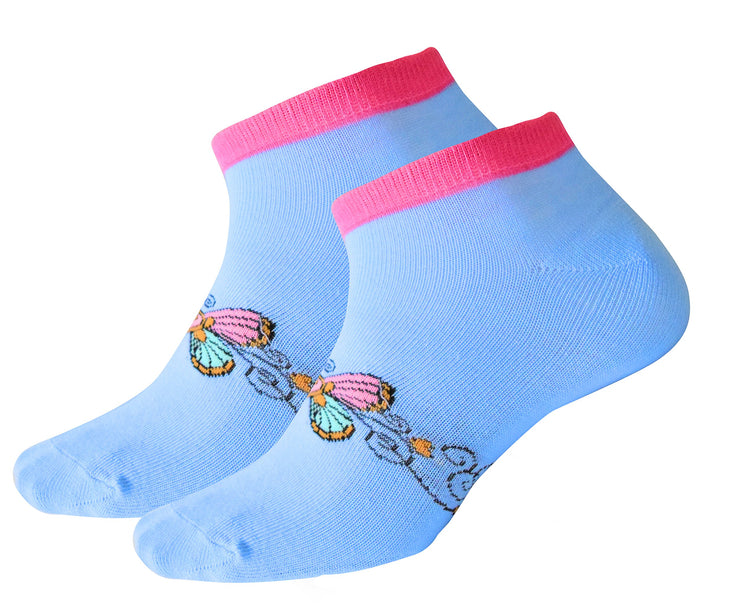 Peach Couture Floral Butterfly Girl's 3 pack (Assorted Butterfly, Size 9-11)