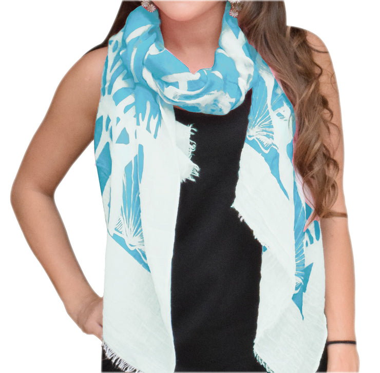 A5180-Nautical-Shell-Scarf-Aqua-KL