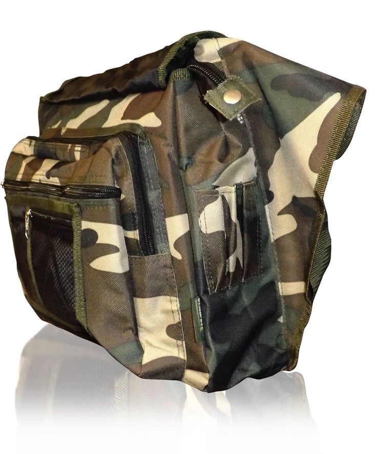 Canvas Cross Body Laptop Messenger Shoulder Bag Backpack