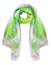 B0947-Tie-Dye-Fringe-Scarf-GrnYel-AC