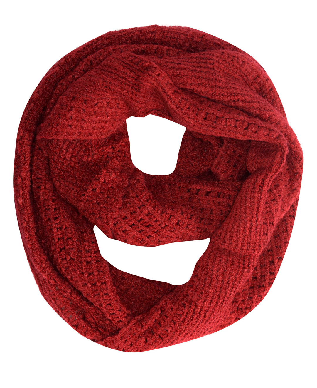 Womens Glamorous Chic Warm Knitted Winter Snood Infinity Loop Scarf