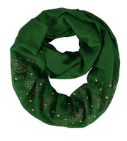 Paisley-Embellished-Loop-Green
