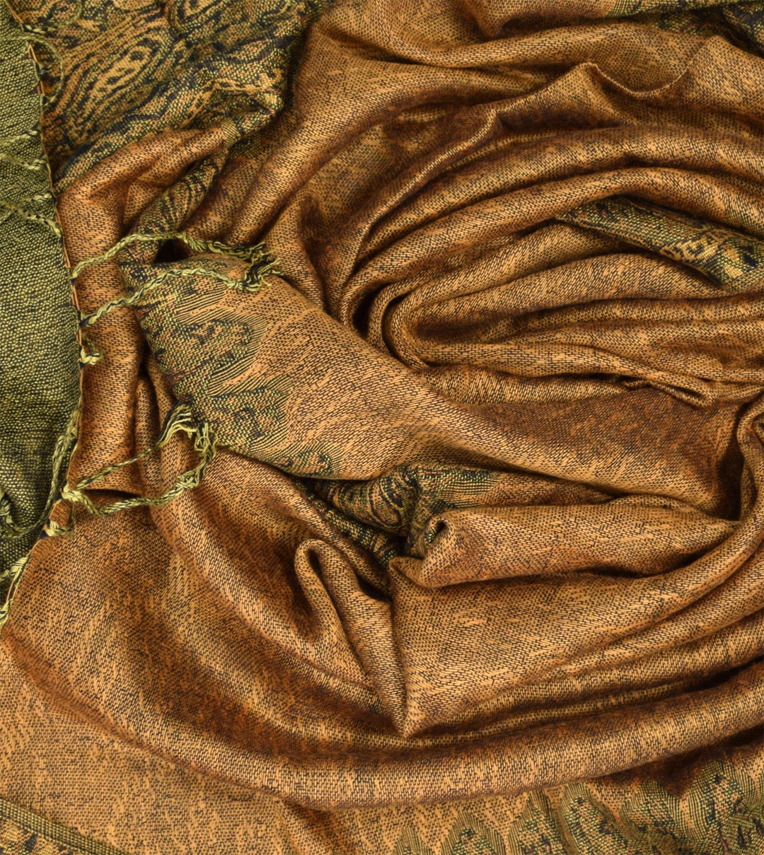 Reversible Jacquard Paisley Pashmina Shawl