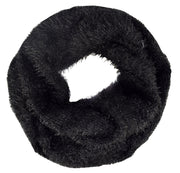 Modish Faux Fur Warm Cozy Winter Infinity Loop Cowl Scarves