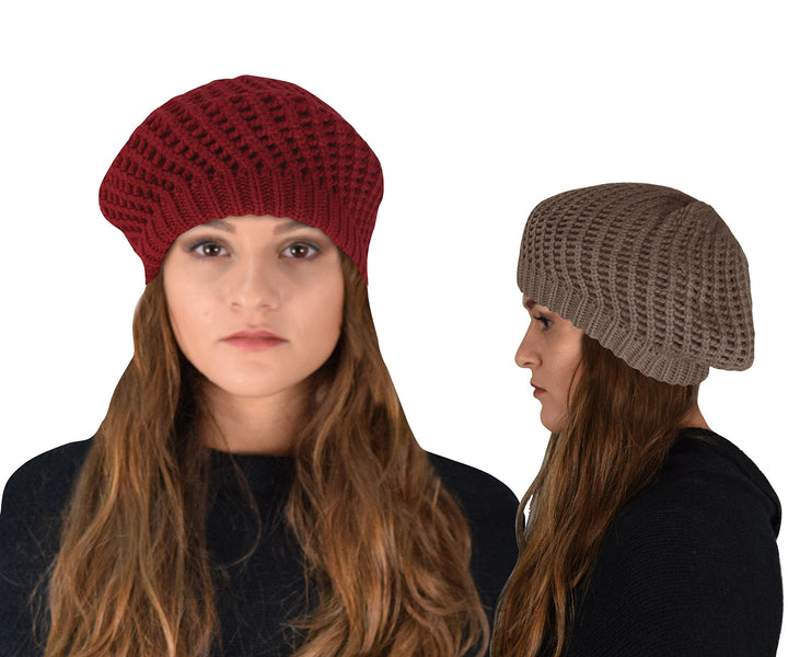 B1679-3615-Beret-RedTaupe-AJ