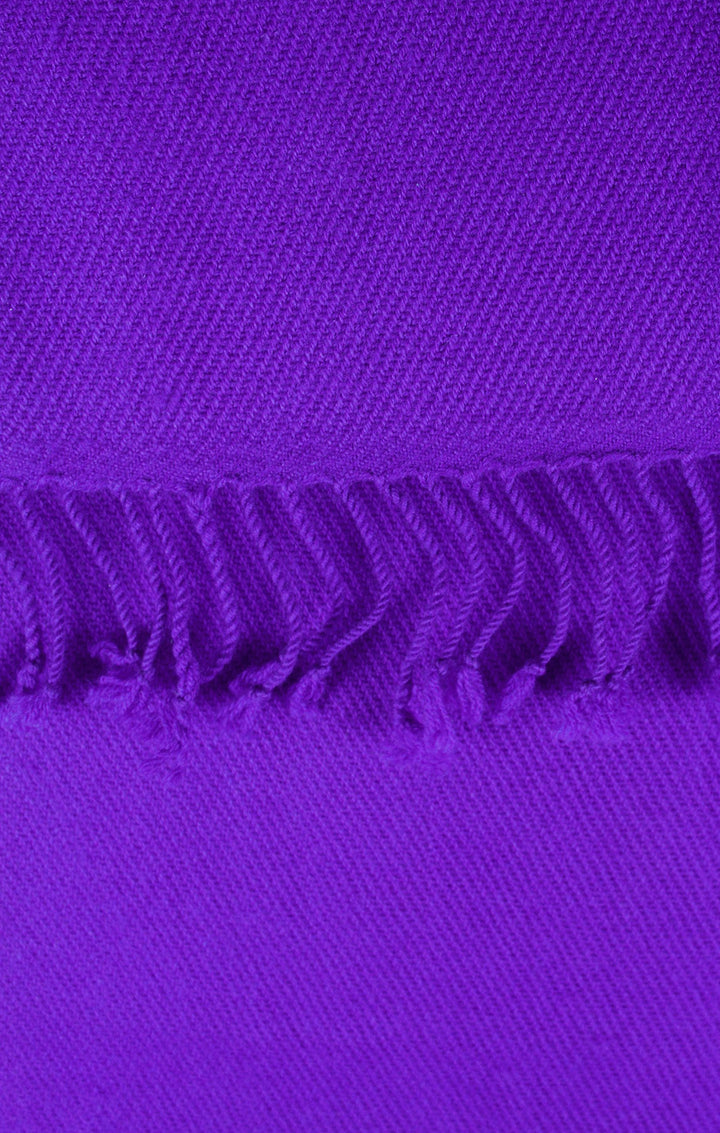 Luxurious Cashmere Pashmina Shawl - Purple
